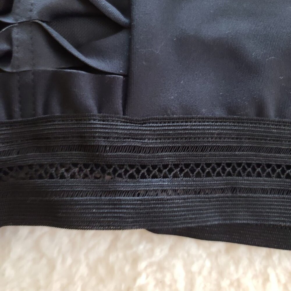 Maurices Ruched Wireless Bralette Plus Size 3X Black Back Cut Design Detail NWOT - Picture 6 of 9